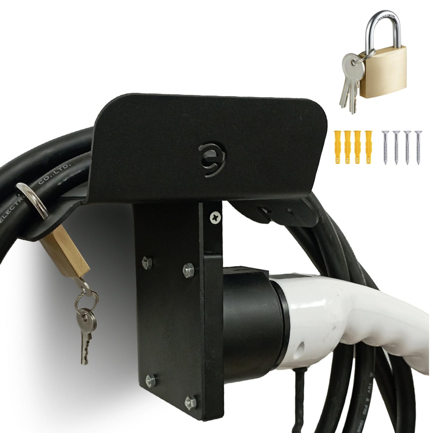 EV Charging Cable Holder – Wall Mount Storage Solution